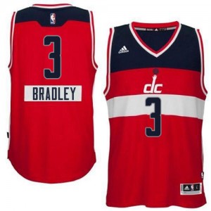 Maillot NBA Rouge Bradley Beal #3 Washington Wizards 2014-15 Christmas Day Authentic Homme Adidas