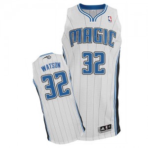 Orlando Magic #32 Adidas Home Blanc Authentic Maillot d'équipe de NBA Soldes discount - C.J. Watson pour Homme