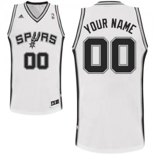 Maillot San Antonio Spurs NBA Home Blanc - Personnalisé Swingman - Enfants
