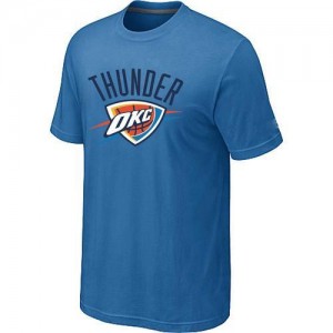 T-shirt principal de logo Oklahoma City Thunder NBA Big & Tall Bleu clair - Homme