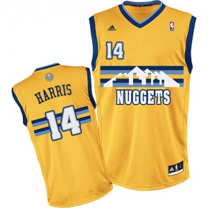 Maillot NBA Denver Nuggets #14 Gary Harris Or Adidas Swingman Alternate - Homme