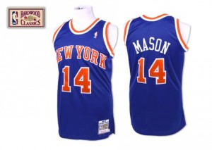 Maillot Swingman New York Knicks NBA Throwback Bleu royal - #14 Anthony Mason - Homme