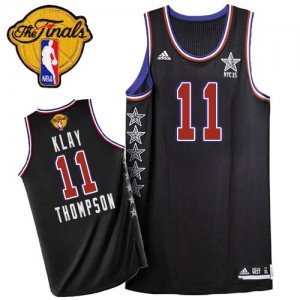 Maillot NBA Swingman Klay Thompson #11 Golden State Warriors 2015 All Star 2015 The Finals Patch Noir - Homme