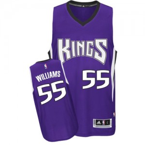 Maillot Adidas Violet Road Authentic Sacramento Kings - Jason Williams #55 - Homme