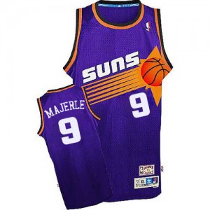 Maillot NBA Violet Dan Majerle #9 Phoenix Suns Throwback Authentic Homme Adidas