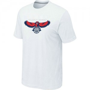 T-shirt principal de logo Atlanta Hawks NBA Big & Tall Blanc - Homme