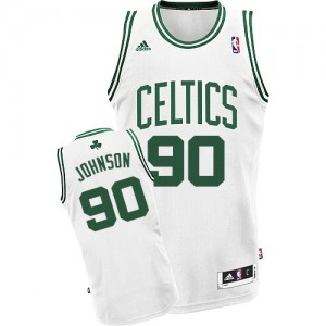 Maillot Swingman Boston Celtics NBA Home Blanc - #90 Amir Johnson - Homme