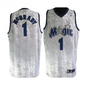 Maillot Adidas Blanc Star Limited Edition Authentic Orlando Magic - Tracy Mcgrady #1 - Homme