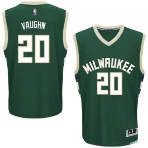 Milwaukee Bucks #20 Adidas Road Vert Authentic Maillot d'équipe de NBA Prix d'usine - Rashad Vaughn pour Homme