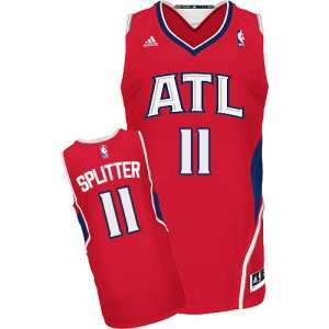 Atlanta Hawks Tiago Splitter #11 Alternate Swingman Maillot d'équipe de NBA - Rouge pour Homme