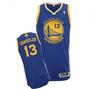 Maillot Authentic Golden State Warriors NBA Road Bleu royal - #13 Wilt Chamberlain - Homme