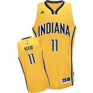 Maillot NBA Indiana Pacers #11 Monta Ellis Or Adidas Swingman Alternate - Homme