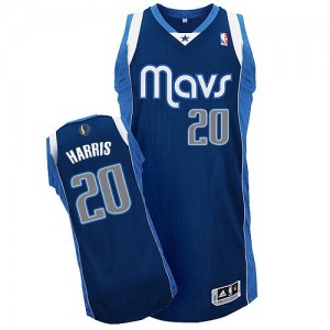 Maillot Authentic Dallas Mavericks NBA Alternate Bleu marin - #20 Devin Harris - Homme