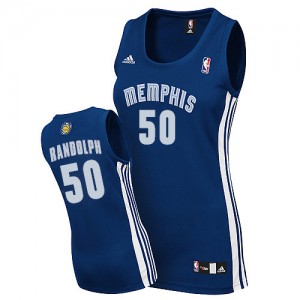 Maillot Authentic Memphis Grizzlies NBA Road Bleu marin - #50 Zach Randolph - Femme