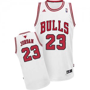 Maillot Adidas Blanc Home Swingman Chicago Bulls - Michael Jordan #23 - Homme