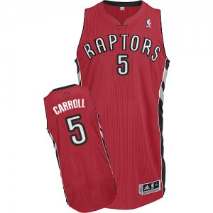 Maillot Authentic Toronto Raptors NBA Road Rouge - #5 DeMarre Carroll - Homme