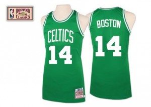 Maillot Mitchell and Ness Vert Throwback Swingman Boston Celtics - Bob Cousy #14 - Homme