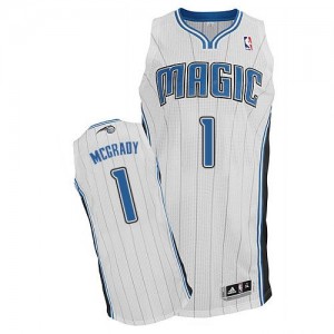 Maillot NBA Authentic Tracy Mcgrady #1 Orlando Magic Home Blanc - Homme