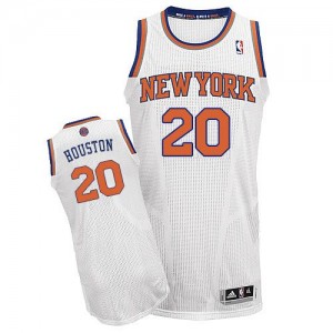 Maillot Authentic New York Knicks NBA Home Blanc - #20 Allan Houston - Homme