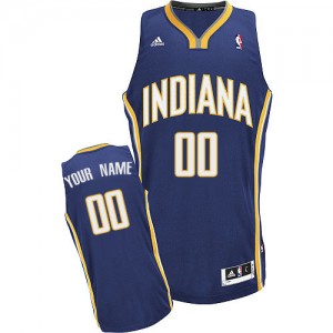 Maillot Adidas Bleu marin Road Indiana Pacers - Swingman Personnalisé - Homme