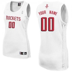Houston Rockets Personnalisé Adidas Home Blanc Maillot d'équipe de NBA la vente - Authentic pour Femme
