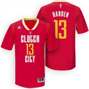 Houston Rockets James Harden #13 Pride Clutch City Swingman Maillot d'équipe de NBA - Rouge pour Homme