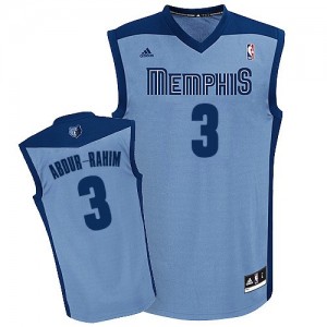 Maillot Adidas Bleu clair Alternate Swingman Memphis Grizzlies - Shareef Abdur-Rahim #3 - Homme