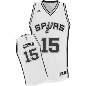 Maillot NBA Swingman Matt Bonner #15 San Antonio Spurs Home Blanc - Homme