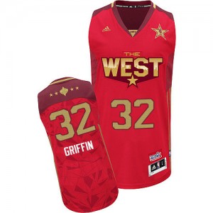 Maillot NBA Authentic Blake Griffin #32 Los Angeles Clippers 2011 All Star Rouge - Homme