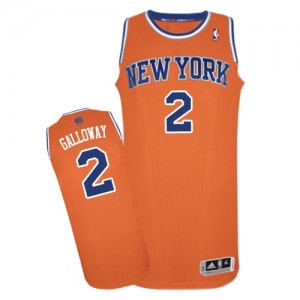 New York Knicks Langston Galloway #2 Alternate Authentic Maillot d'équipe de NBA - Orange pour Homme