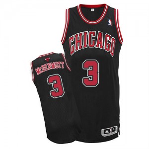 Maillot NBA Noir Doug McDermott #3 Chicago Bulls Alternate Swingman Homme Adidas