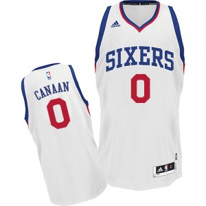 Maillot Swingman Philadelphia 76ers NBA Home Blanc - #0 Isaiah Canaan - Homme