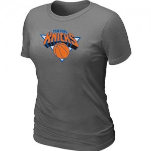 New York Knicks Big & Tall Tee-Shirt d'équipe de NBA - Gris foncé pour Femme
