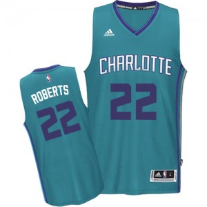 Charlotte Hornets #22 Adidas Road Bleu clair Authentic Maillot d'équipe de NBA pas cher - Brian Roberts pour Homme