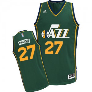 Utah Jazz #27 Adidas Alternate Vert Swingman Maillot d'équipe de NBA Promotions - Rudy Gobert pour Homme