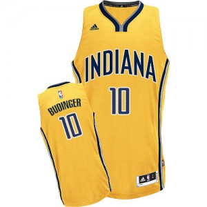Indiana Pacers #10 Adidas Alternate Or Swingman Maillot d'équipe de NBA Le meilleur cadeau - Chase Budinger pour Homme