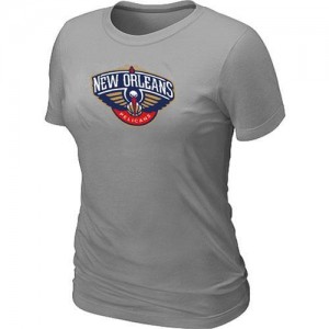 New Orleans Pelicans Big & Tall Tee-Shirt d'équipe de NBA - Gris pour Femme