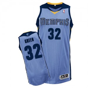 Maillot NBA Authentic Jeff Green #32 Memphis Grizzlies Alternate Bleu clair - Homme