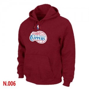 Pullover Sweat à capuche Los Angeles Clippers NBA Rouge - Homme