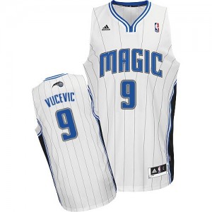 Orlando Magic #9 Adidas Home Blanc Swingman Maillot d'équipe de NBA Vente pas cher - Nikola Vucevic pour Homme