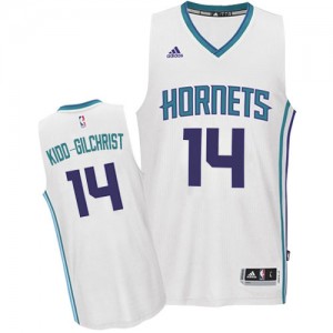 Charlotte Hornets #14 Adidas Home Blanc Swingman Maillot d'équipe de NBA achats en ligne - Michael Kidd-Gilchrist pour Homme