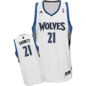 Maillot Swingman Minnesota Timberwolves NBA Home Blanc - #21 Kevin Garnett - Homme