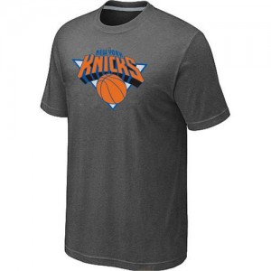 New York Knicks Big & Tall Gris foncé Tee-Shirt d'équipe de NBA Prix d'usine - pour Homme