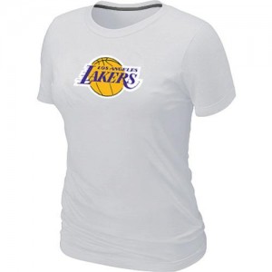 Tee-Shirt Blanc Big & Tall Los Angeles Lakers - Femme
