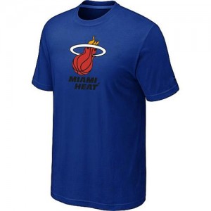 T-shirt principal de logo Miami Heat NBA Big & Tall Bleu - Homme