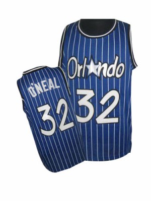 Maillot NBA Orlando Magic #32 Shaquille O'Neal Bleu royal Adidas Swingman Throwback - Homme