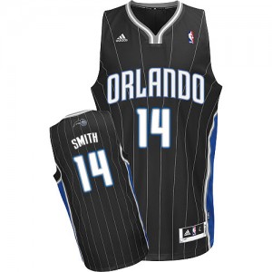 Orlando Magic #14 Adidas Alternate Noir Swingman Maillot d'équipe de NBA vente en ligne - Jason Smith pour Homme