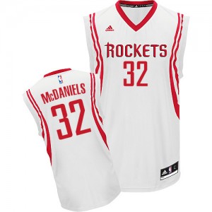 Houston Rockets #32 Adidas Home Blanc Swingman Maillot d'équipe de NBA Soldes discount - KJ McDaniels pour Homme