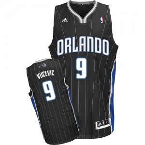 Maillot NBA Noir Nikola Vucevic #9 Orlando Magic Alternate Swingman Homme Adidas