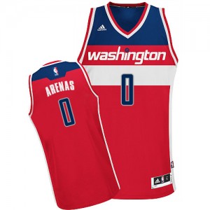 Maillot NBA Washington Wizards #0 Gilbert Arenas Rouge Adidas Swingman Road - Homme